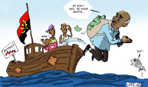 Article : Angola : Dos Santos part mais reste au pouvoir